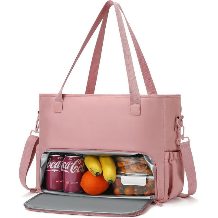 Insulated lunch bag with practical compartment system Bowlift