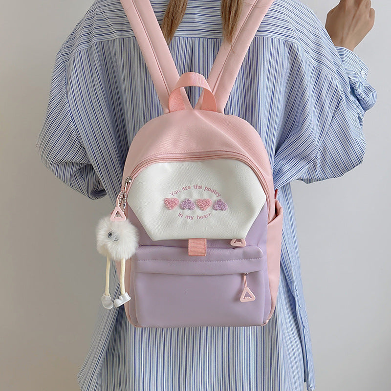 Casual Fabric Backpack Bowlift