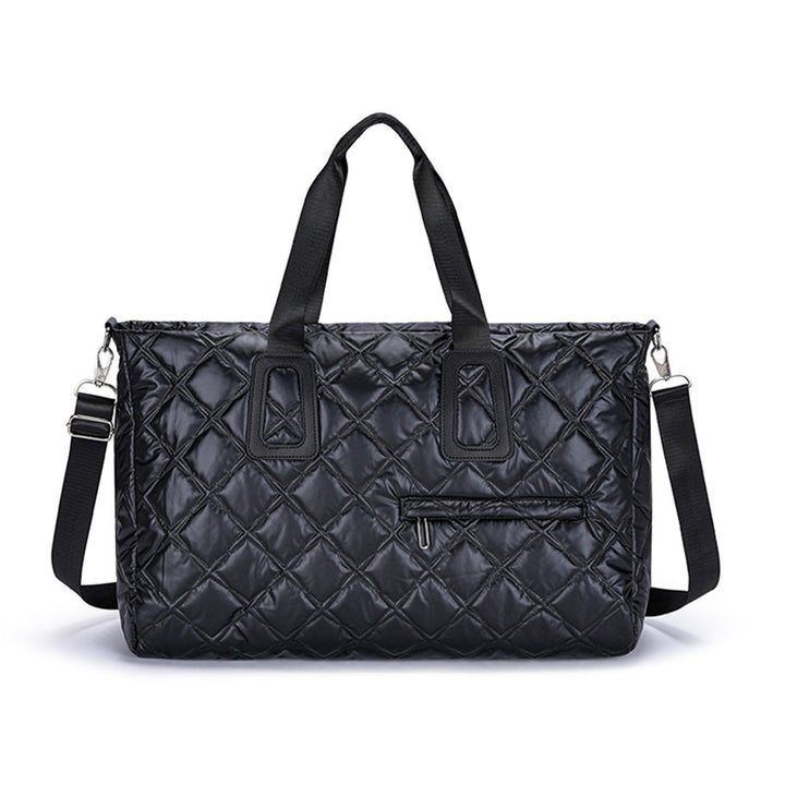 Quilted Multi-Functional Travel Tote Bag Bowlift