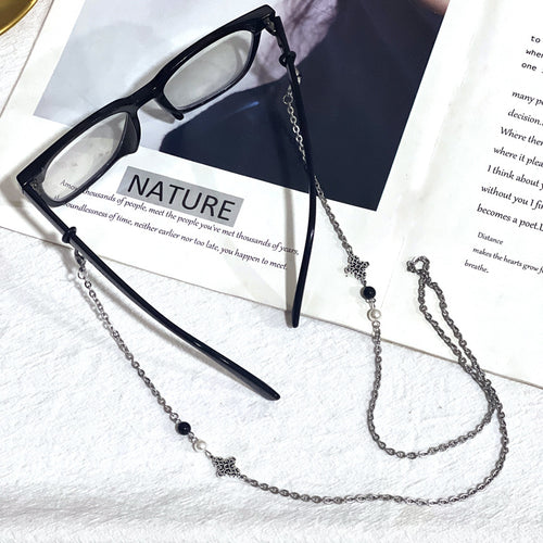 Decorative Metal Chain Eyewear Holder Bowlift