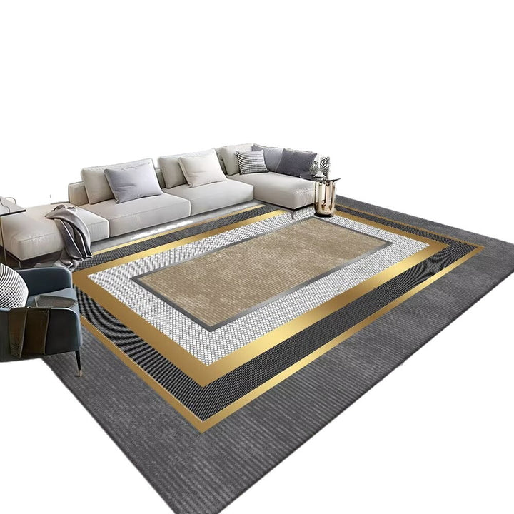 Luxurious Geometric Area Rug Bowlift