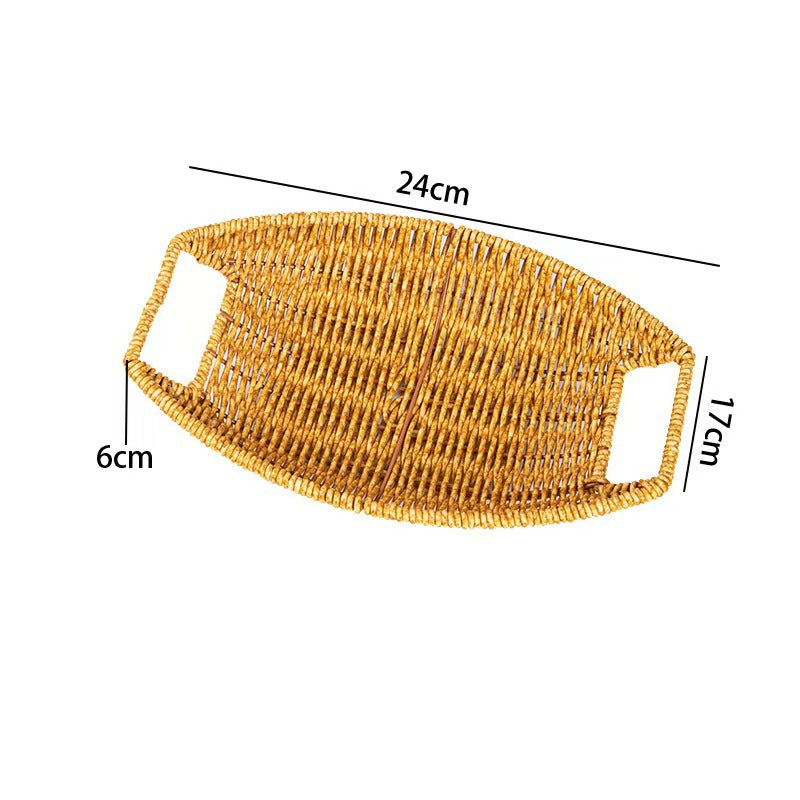 Handcrafted Woven Serving Tray Bowlift