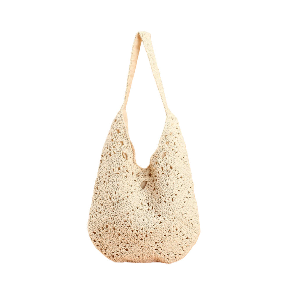 Crochet-style Shoulder Bag Bowlift