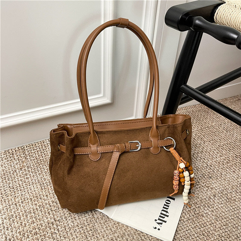 Suede Tote Bag Bowlift