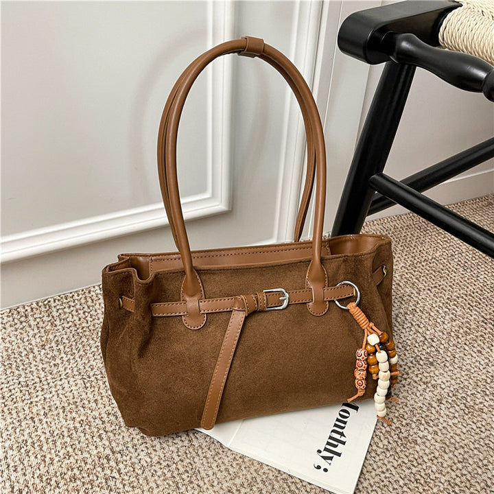 Suede Tote Bag Bowlift