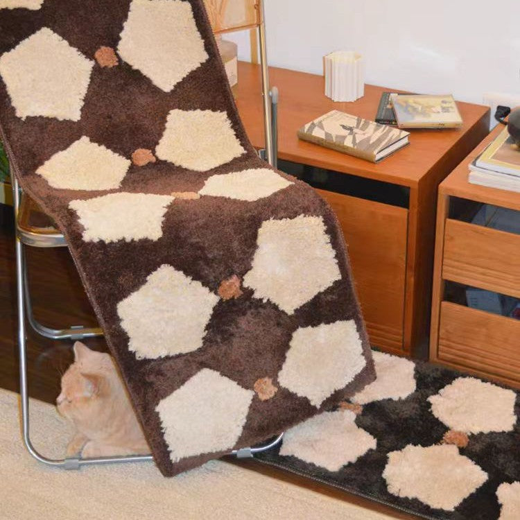 Modern Geometric Pattern Bath Mat Bowlift