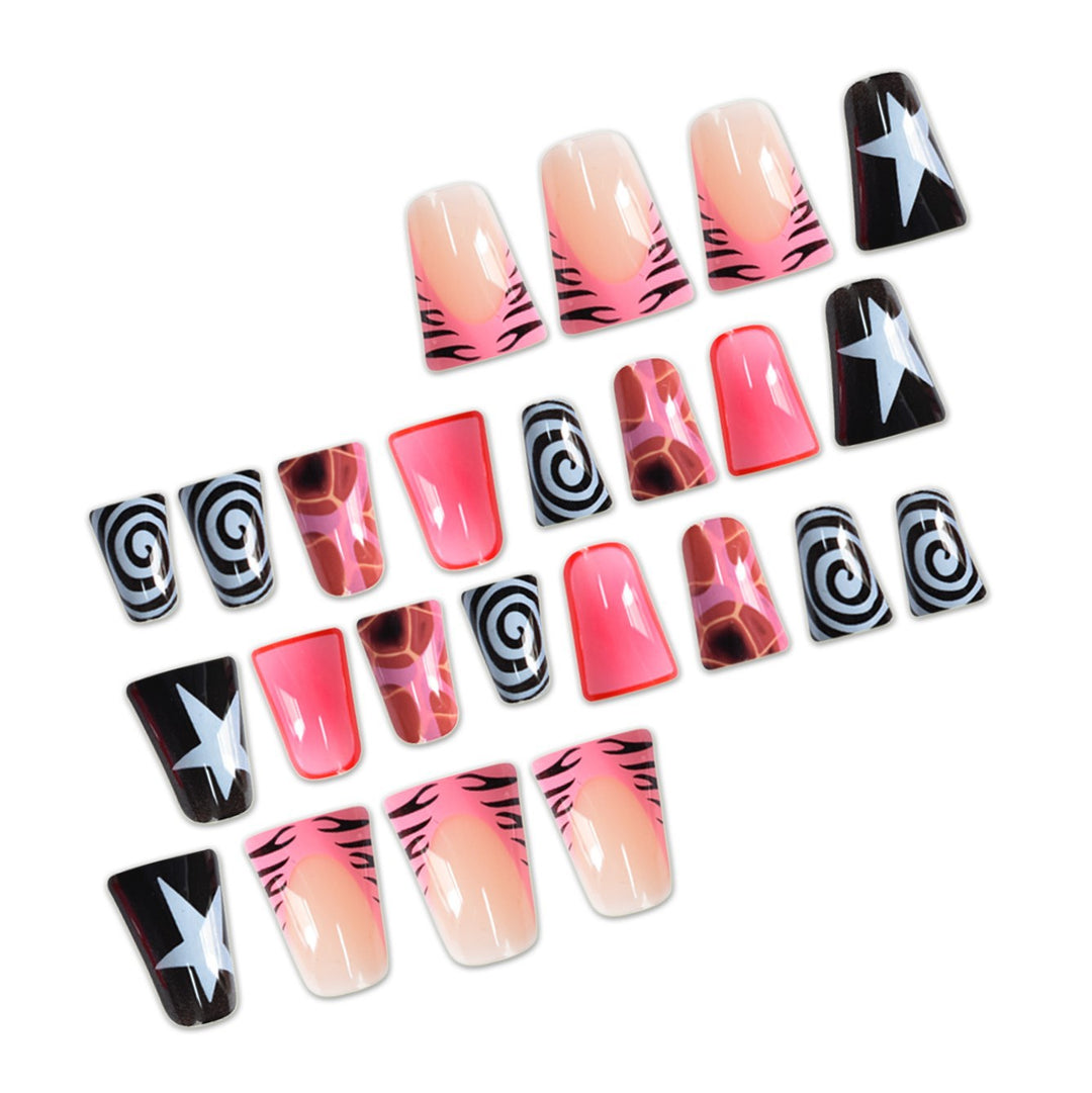 Artistic Abstract Nail Wraps Bowlift