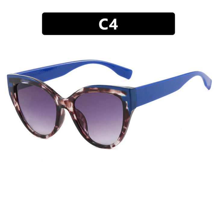 Ladies Cat-Eye Sunglasses with Extravagant Frame and UV Protection Bowlift