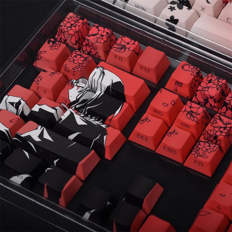 Custom Anime-Themed Mechanical Keyboard Bowlift