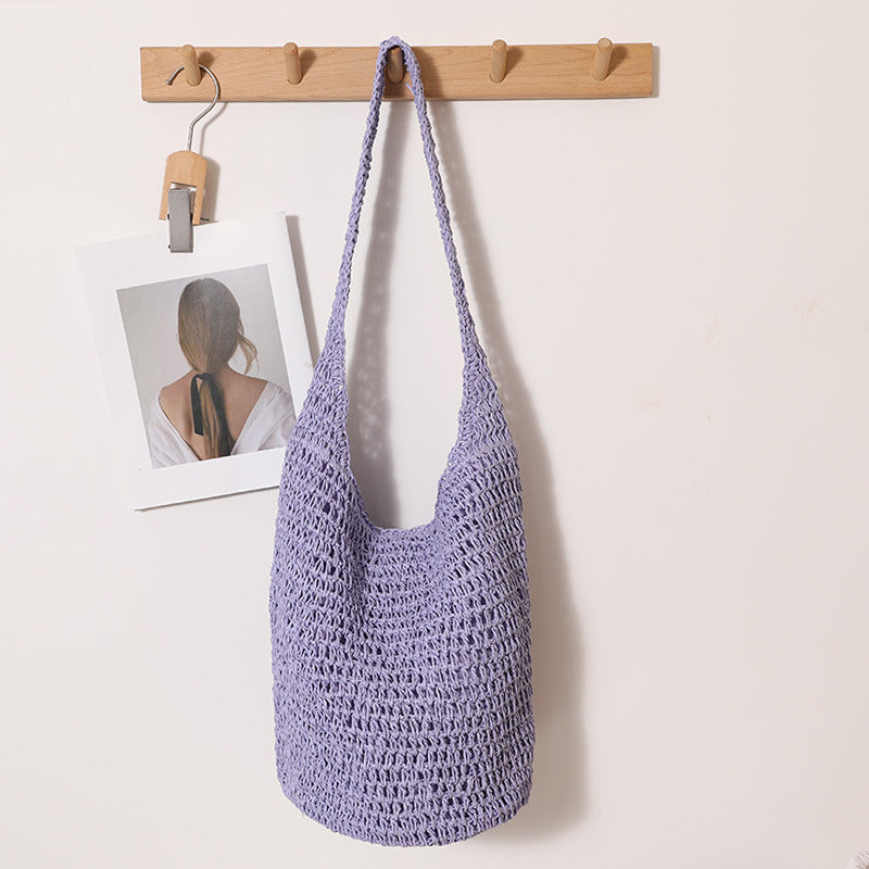 Handmade knitted bag Bowlift
