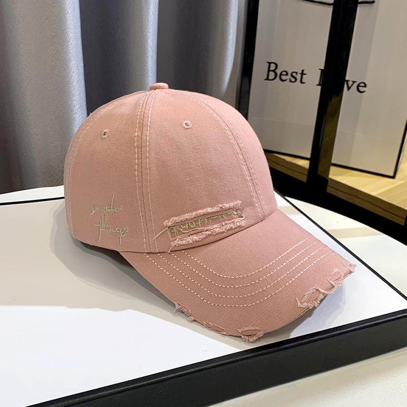 Unisex Distressed Graphic Baseball Hat Bowlift