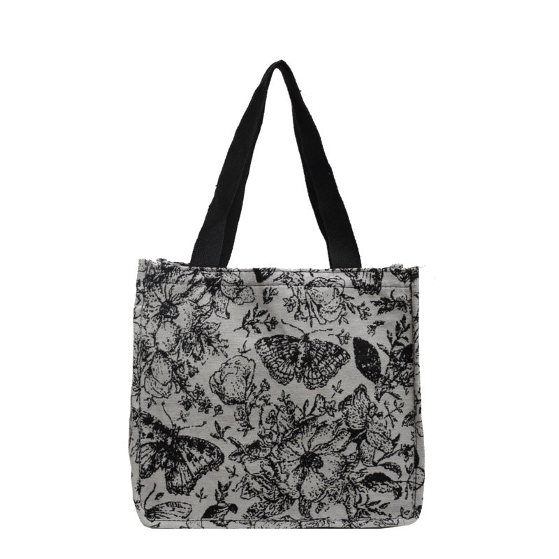 Floral Decorative Tote Bag