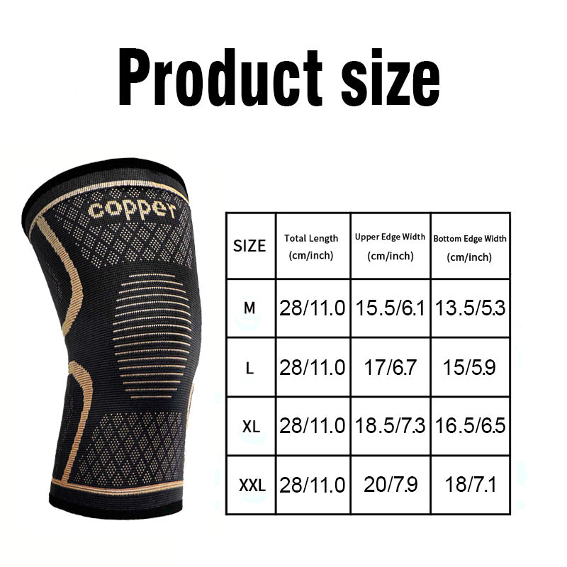 Copper Infused Knee Compression Sleeve Bowlift