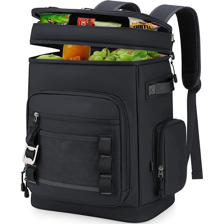 Insulated multifunctional backpack with multiple compartments and drink cooler Bowlift
