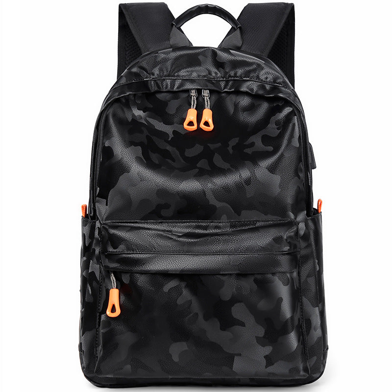 Leisure backpack with breathable mesh inserts and versatile compartments Bowlift