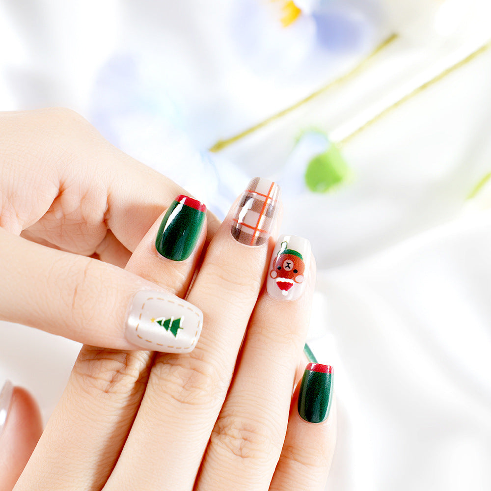 Festive Themed Press-On Nail Set Bowlift