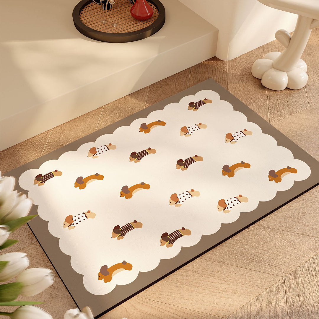 Cute Cartoon Animal Bath Mat Bowlift