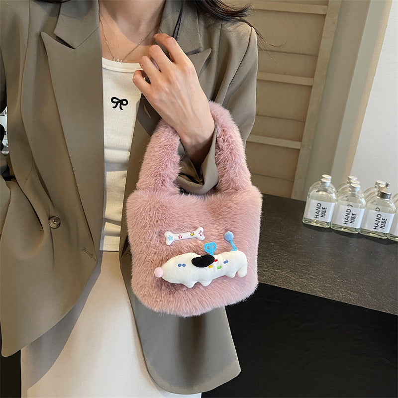 Plush Tote Bag Bowlift