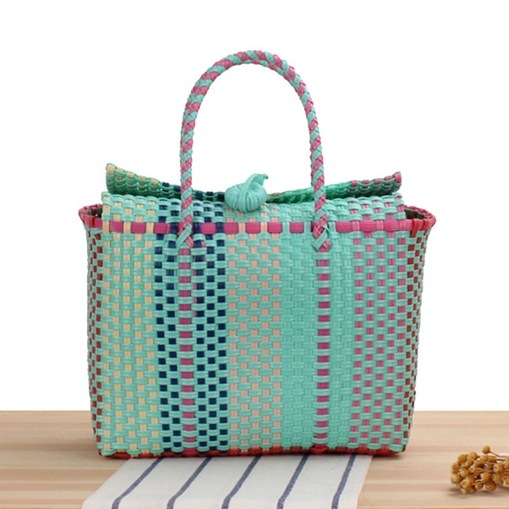 Beach handbag in modern braided design Bowlift