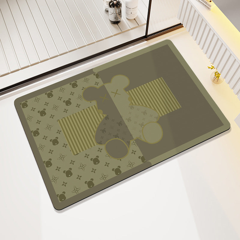 Decorative Cartoon-Themed Floor Mat Bowlift