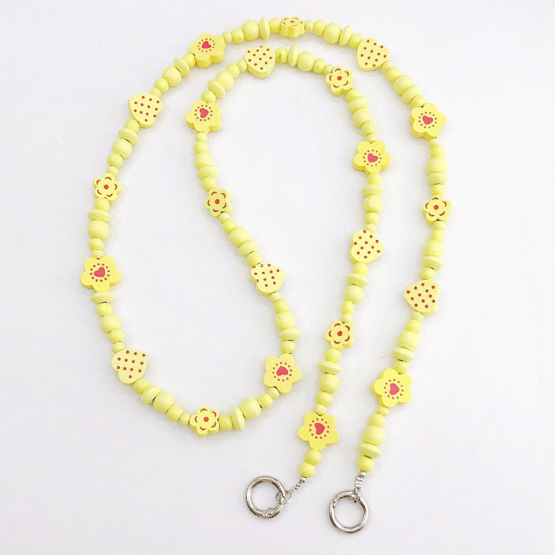 Decorative Bead Eyewear Retainer Bowlift