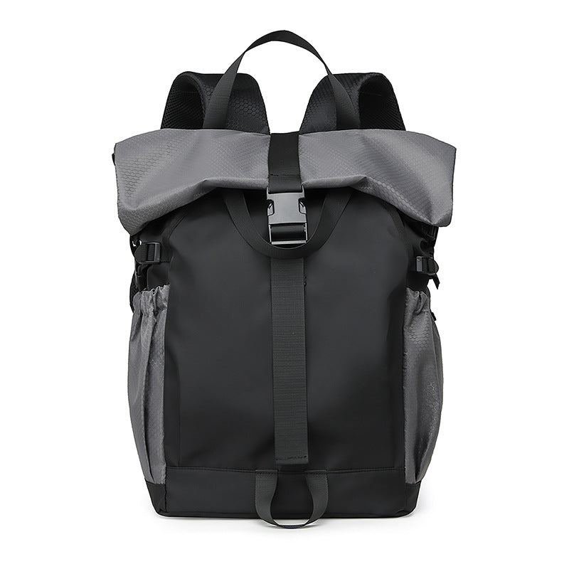 Versatile Outdoor Roll-Top Backpack Bowlift