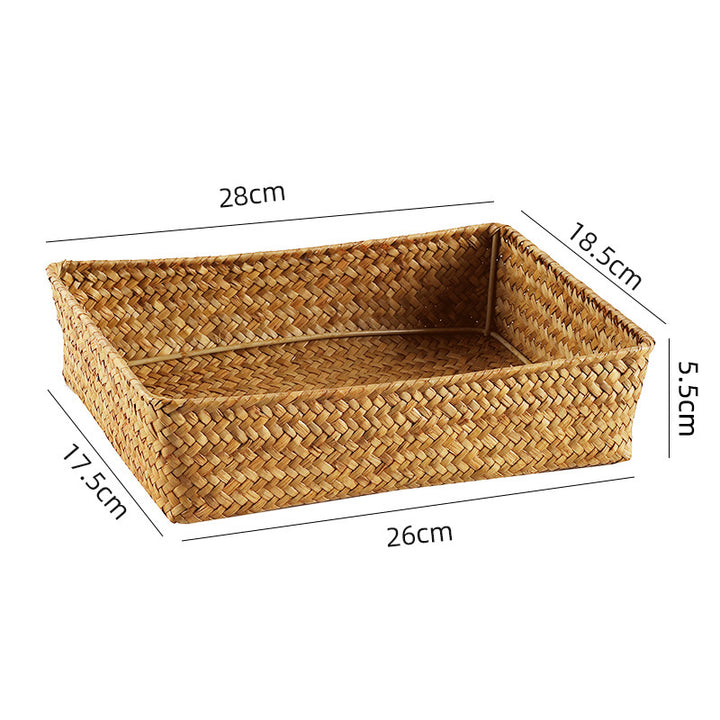 Rectangular Woven Storage Tray Bowlift