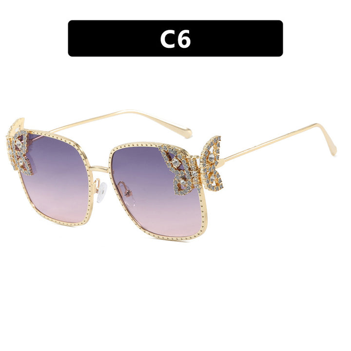 Ladies extravagant glasses with sparkling accents Bowlift