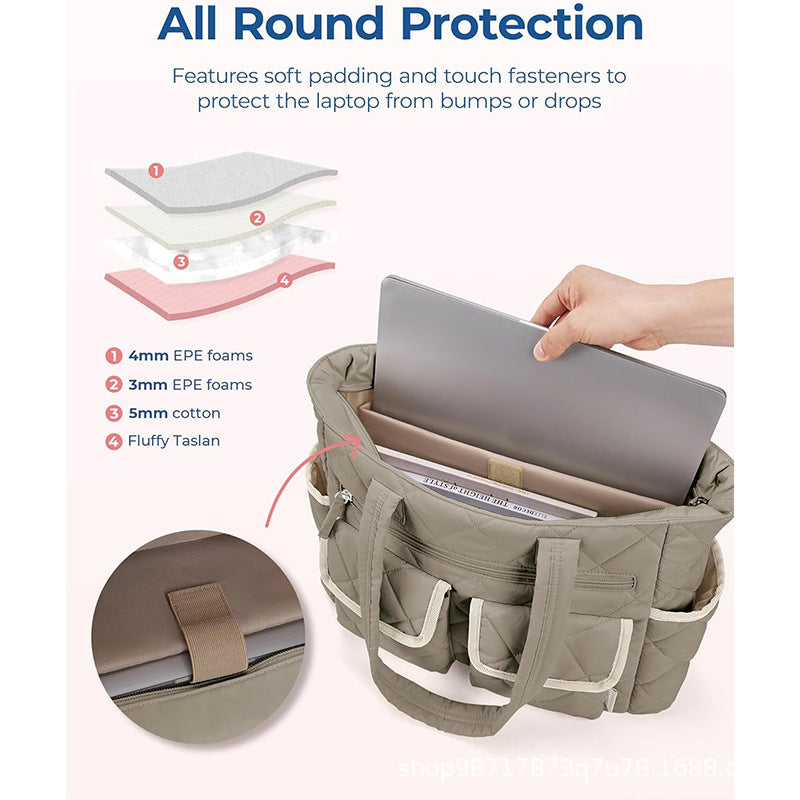 Elegant and Practical Shoulder Bag with Insulated Compartments Bowlift