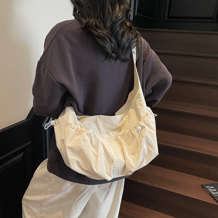 Casual Drawstring Hobo Shoulder Bag