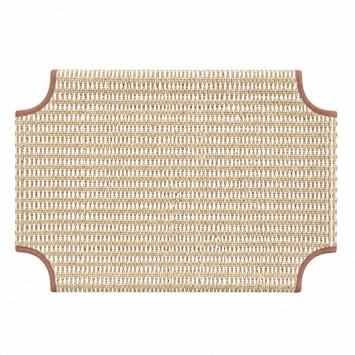 Unisex nan raised wooden pet bed with breathable, woven cover Bowlift