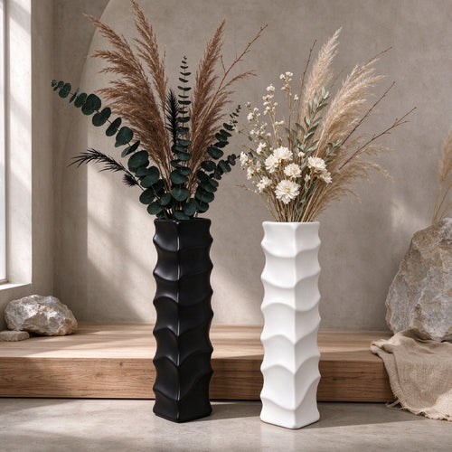 Decorative Slim Wave Vase Bowlift