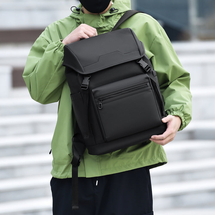 Sleek Dual-Compartment Backpack Bowlift