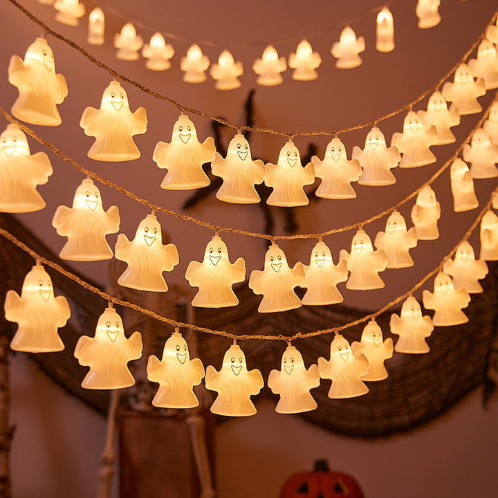 Festive Ghost LED String Lights Bowlift