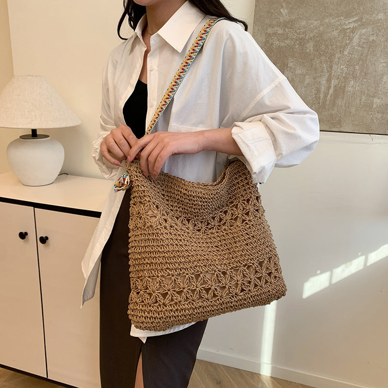 Handcrafted Boho Chic Crochet Tote Bowlift