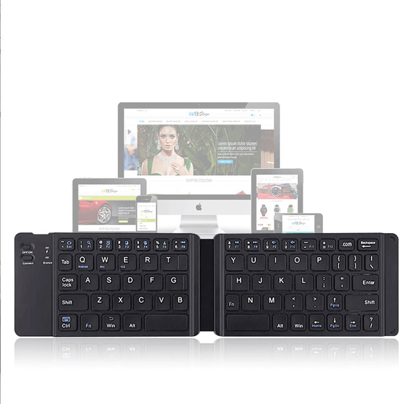 Folding Portable Bluetooth Keyboard Bowlift