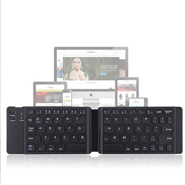Folding Portable Bluetooth Keyboard Bowlift