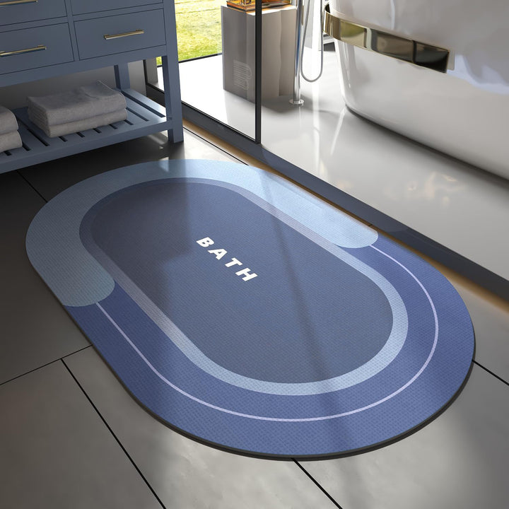 Absorbent Textured Bath Mat Bowlift
