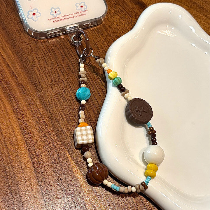 Decorative Bead Keychain Bowlift