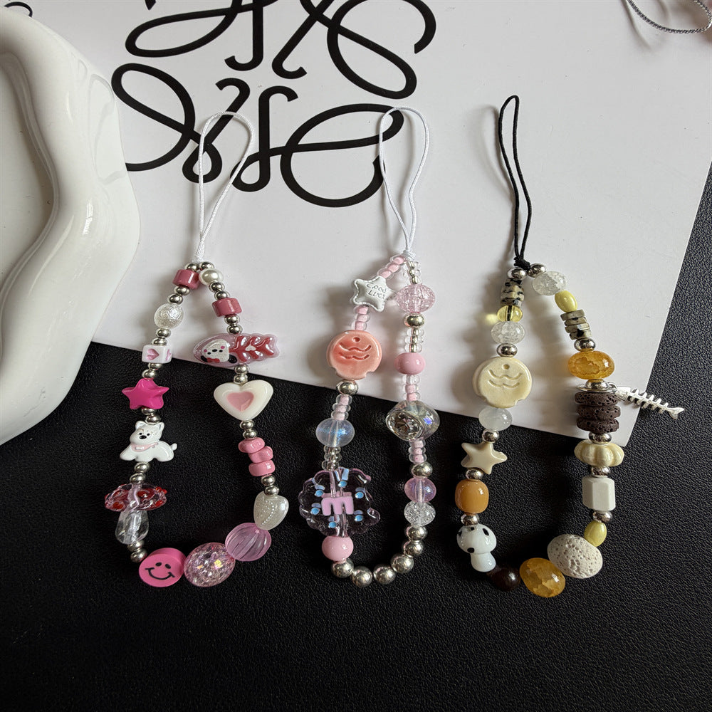Creative Beaded Charm Eyewear Holder Bowlift