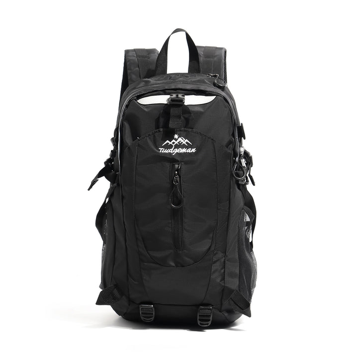 Unisex nan lightweight outdoor backpack with ergonomic back cushion, hydration bladder compartment and multifunctional external pockets Bowlift