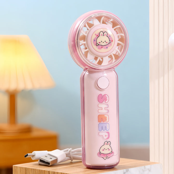Ladies Portable Mini Fan with Powerful Battery Technology Bowlift