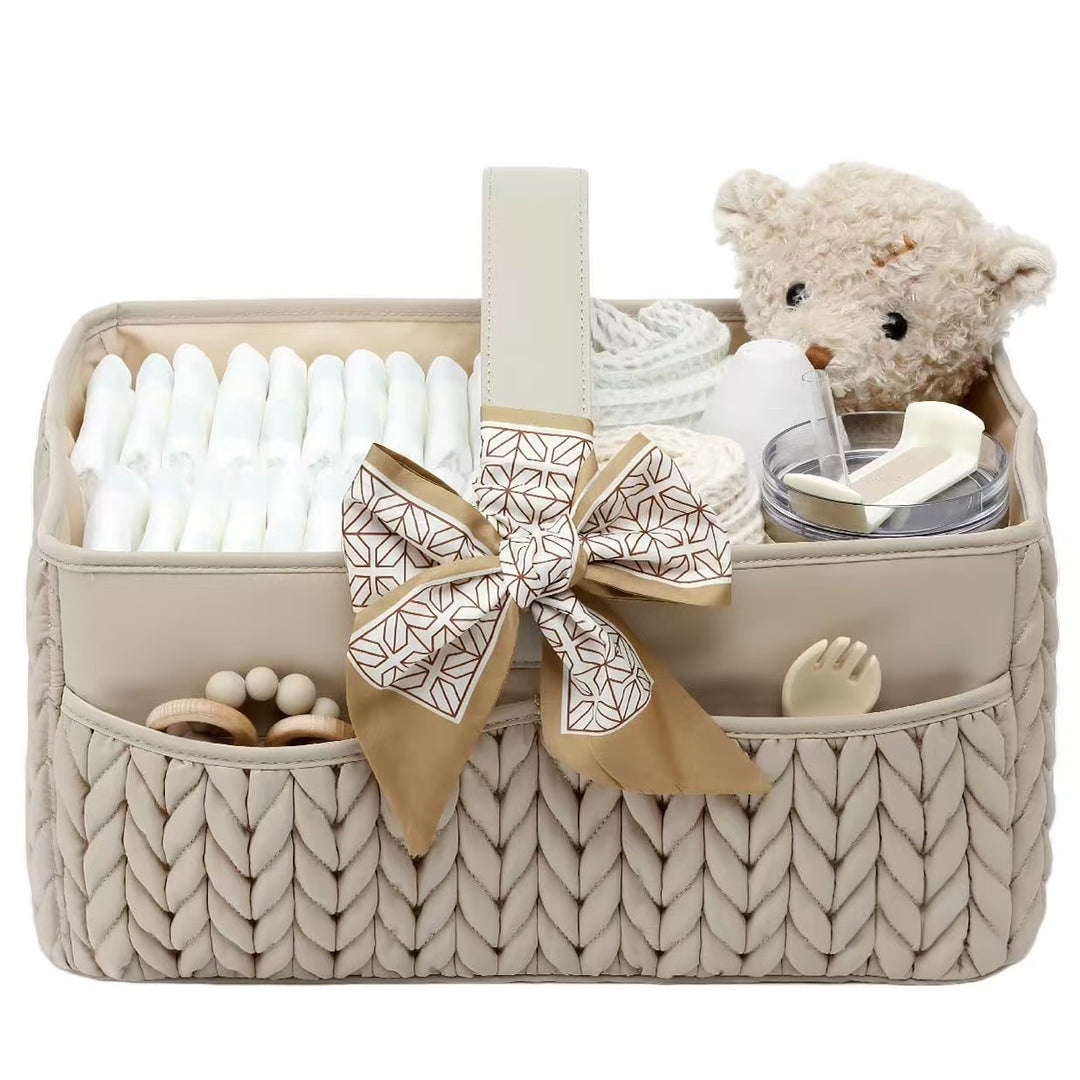 Quilted tote bag with practical compartments Bowlift