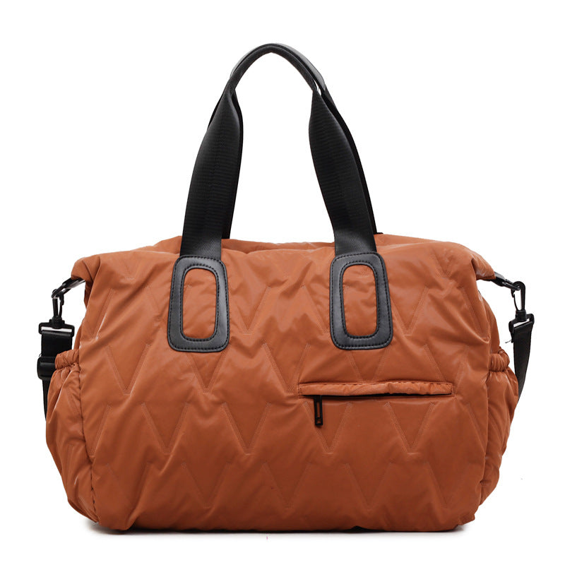 Quilted Lightweight Weekender Bag