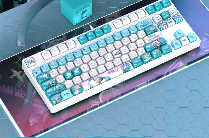 87-Key Mechanical Gaming Keyboard Bowlift