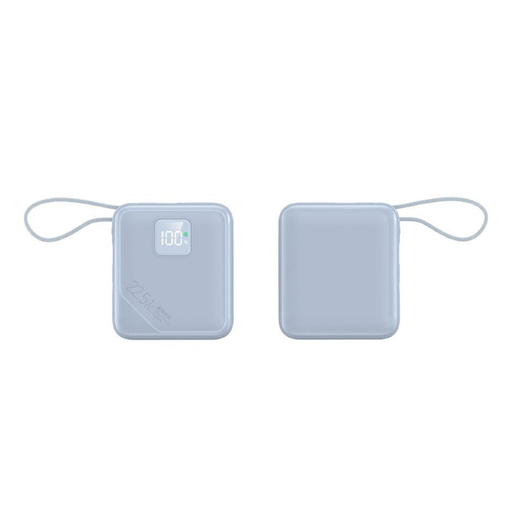 Portable power bank with integrated fast charging ports and digital battery level display Bowlift