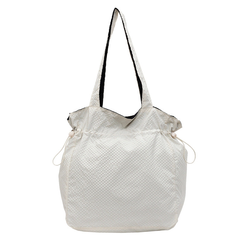 Lightweight Drawstring Beach Tote Bowlift