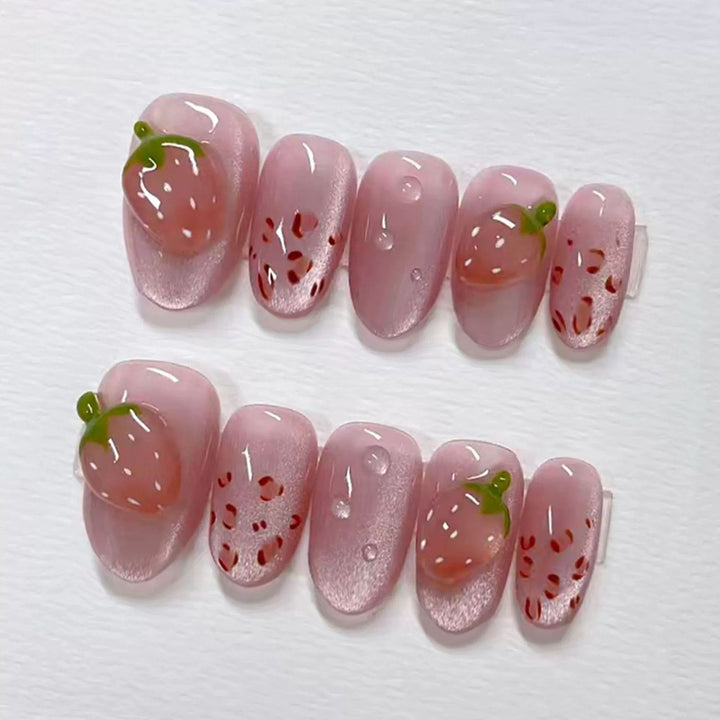 Floral-Inspired Press-On Nail Set