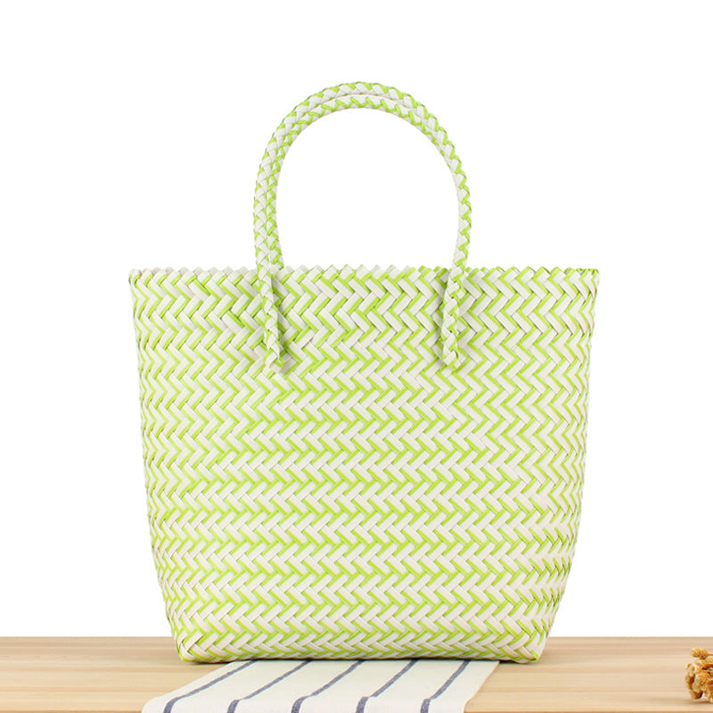 Braided Tote Bag with Sturdy Carry Handles Bowlift