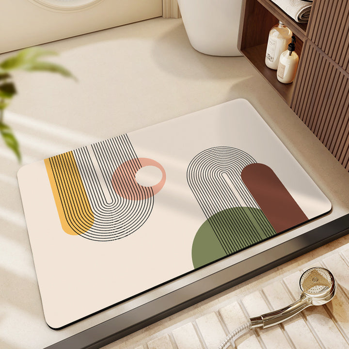 Artistic Bath Mat Bowlift